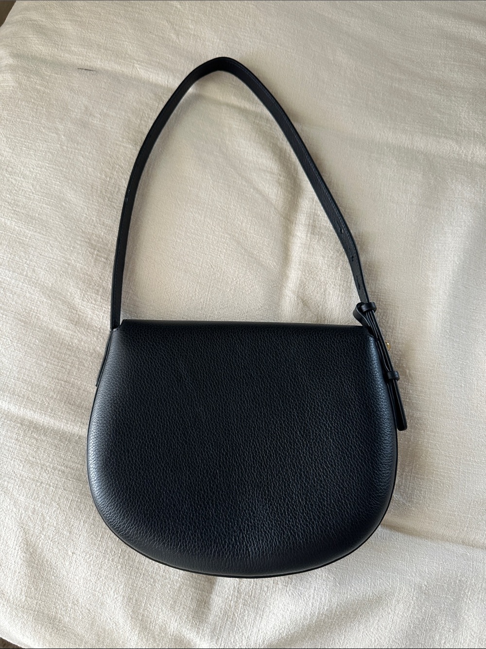 Black Madewell Dakota Leather Shoulder Saddle Bag - Picture 2 of 5